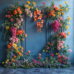 Soft Color Floral Backdrop for Portraits