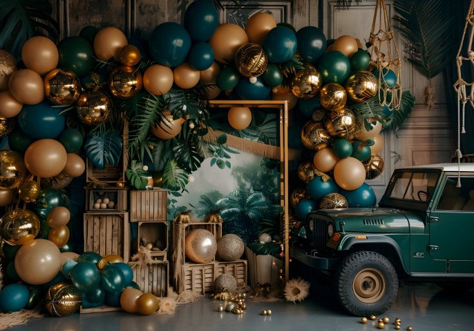 Jungle Journey Safari Themed Party Backdrop