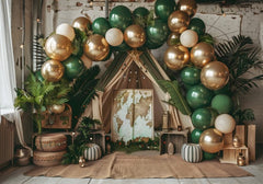 Safari Birthday Theme for Boys Jungle Backdrop