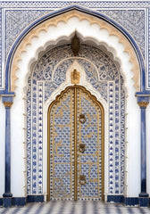 Blue Door Backdrop For Maternity & Model Shoot