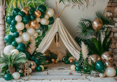 Realistic Jungle Safari Photography Backdrop – Forest Background for Photo Shoots