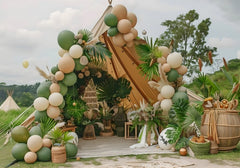 Green Jungle Safari Photography Background – Kids Party or Studio Setup