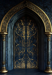 Blue Door Backdrop For Maternity & Model Shoot
