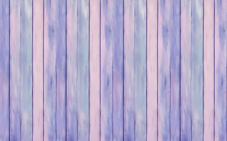 Purple & Pink Wooden Floor Drop