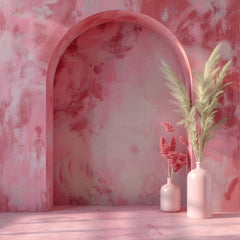 Model & Maternity Pink Boho Backdrop