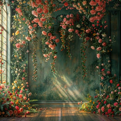Soft Bloom Blue Backdrops for Professional Photographers