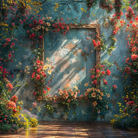 Blue Floral Backdrops – Calm, Cool & Creative