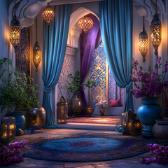 Artistic Arabic Backdrops – Designed for Studio Shoots
