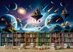 Fantasy Space Classroom Backdrop