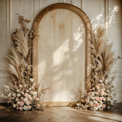 Studio-Ready Beige Boho Backdrop – Simple & Stylish