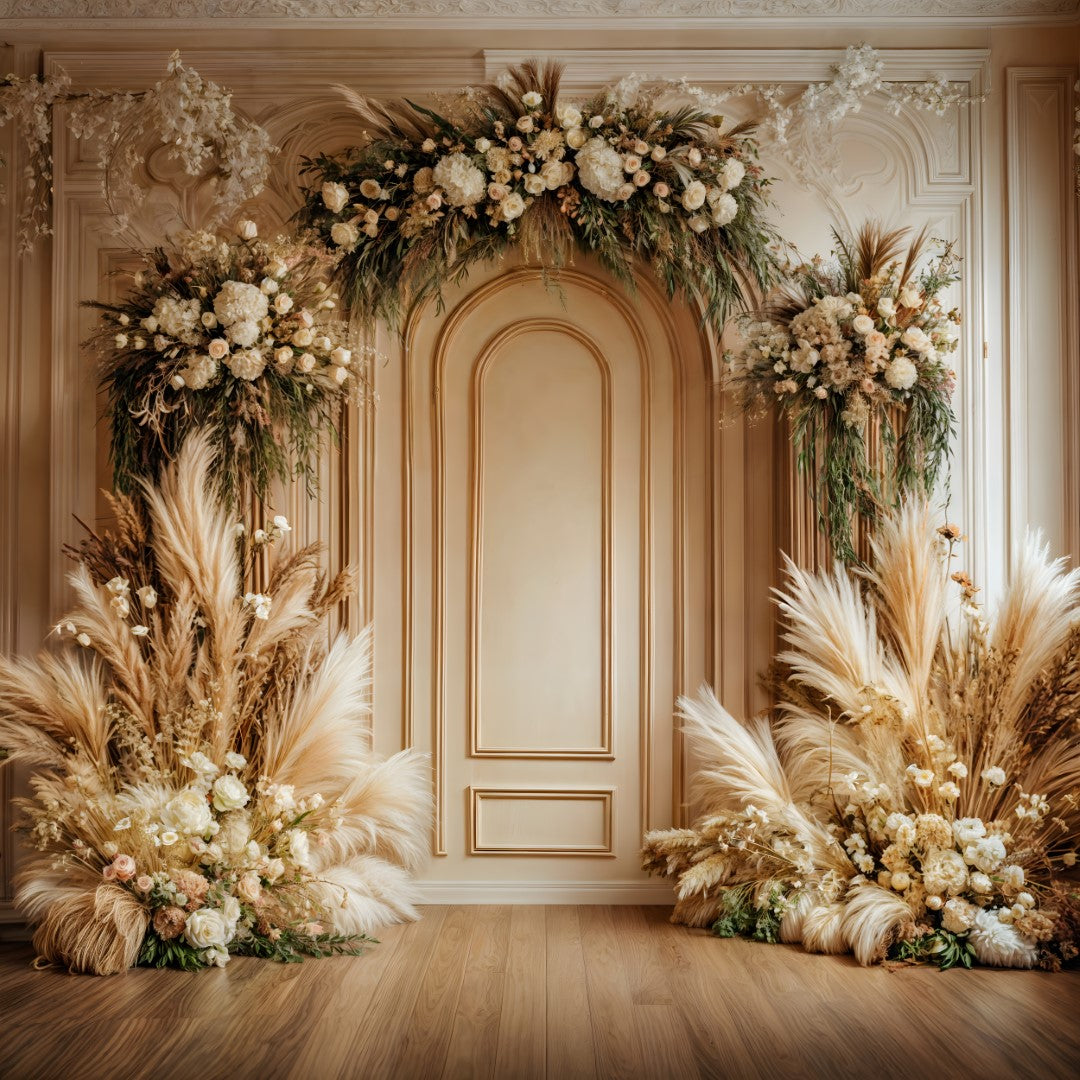 Capture Calm with Beige Boho Photography Backdrop