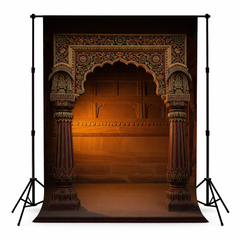 Royal Indian Heritage Palace Arch Backdrop