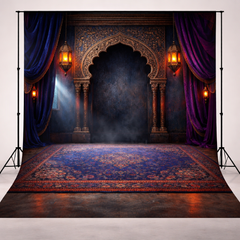 Royal Blue & Purple Mughal Arch Backdrop
