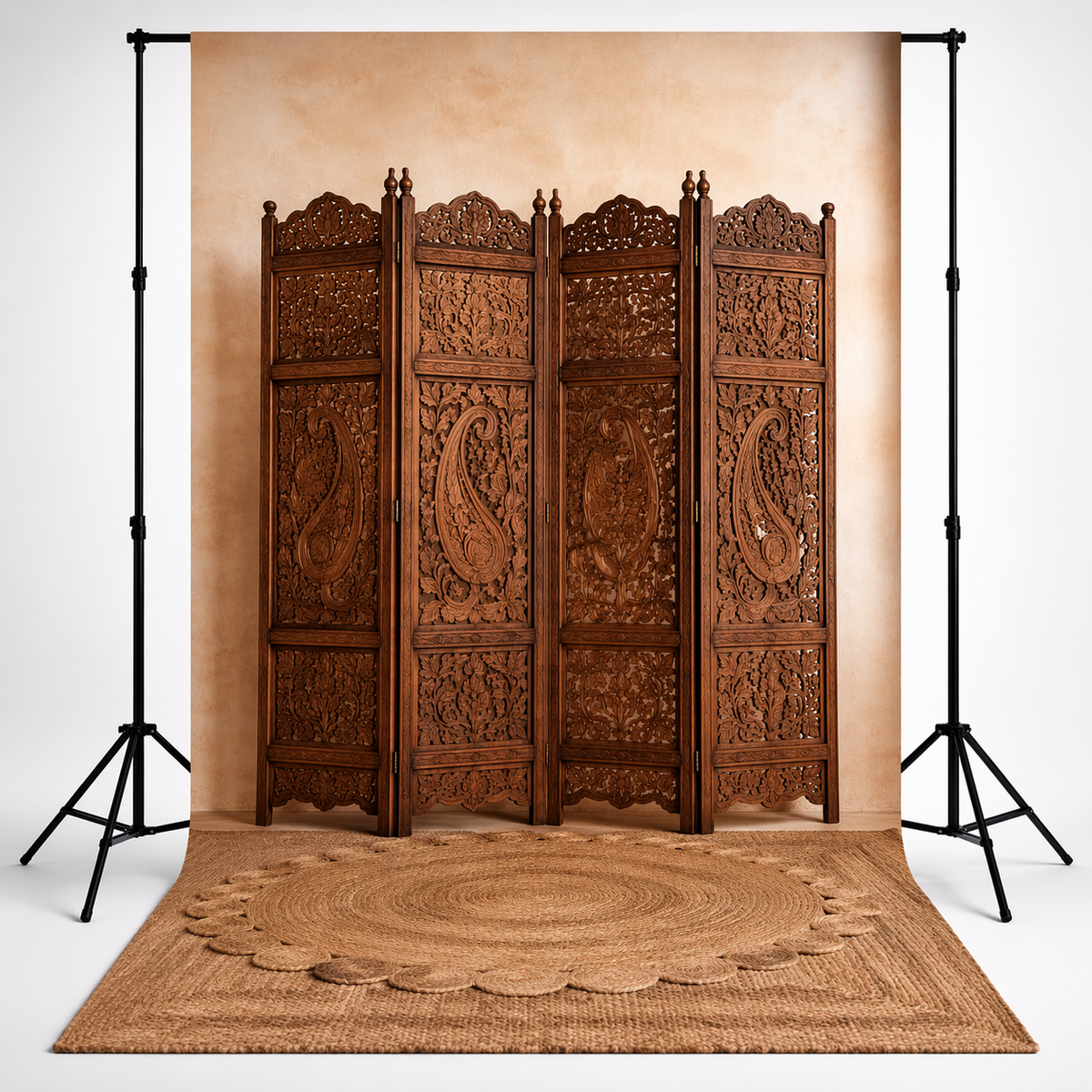 Vintage Wood Panel Backdrop