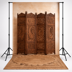 Vintage Wood Panel Backdrop
