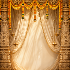 Royal Ganesh Decoration Backdrop