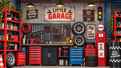 Junior Racers Dream Garage Workshop