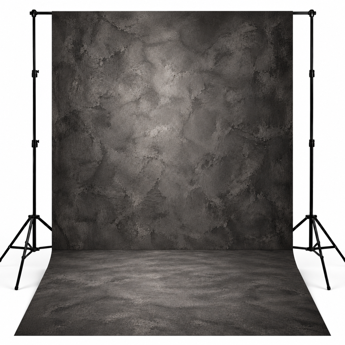 Smoky Grey Textured Studio Backdrop for Model Photoshoots
