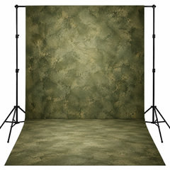 Rustic Olive Green Photography Backdrop for Model Shoots