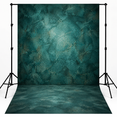Dark Teal Textured Photography Backdrop for Portrait & Model Shoots