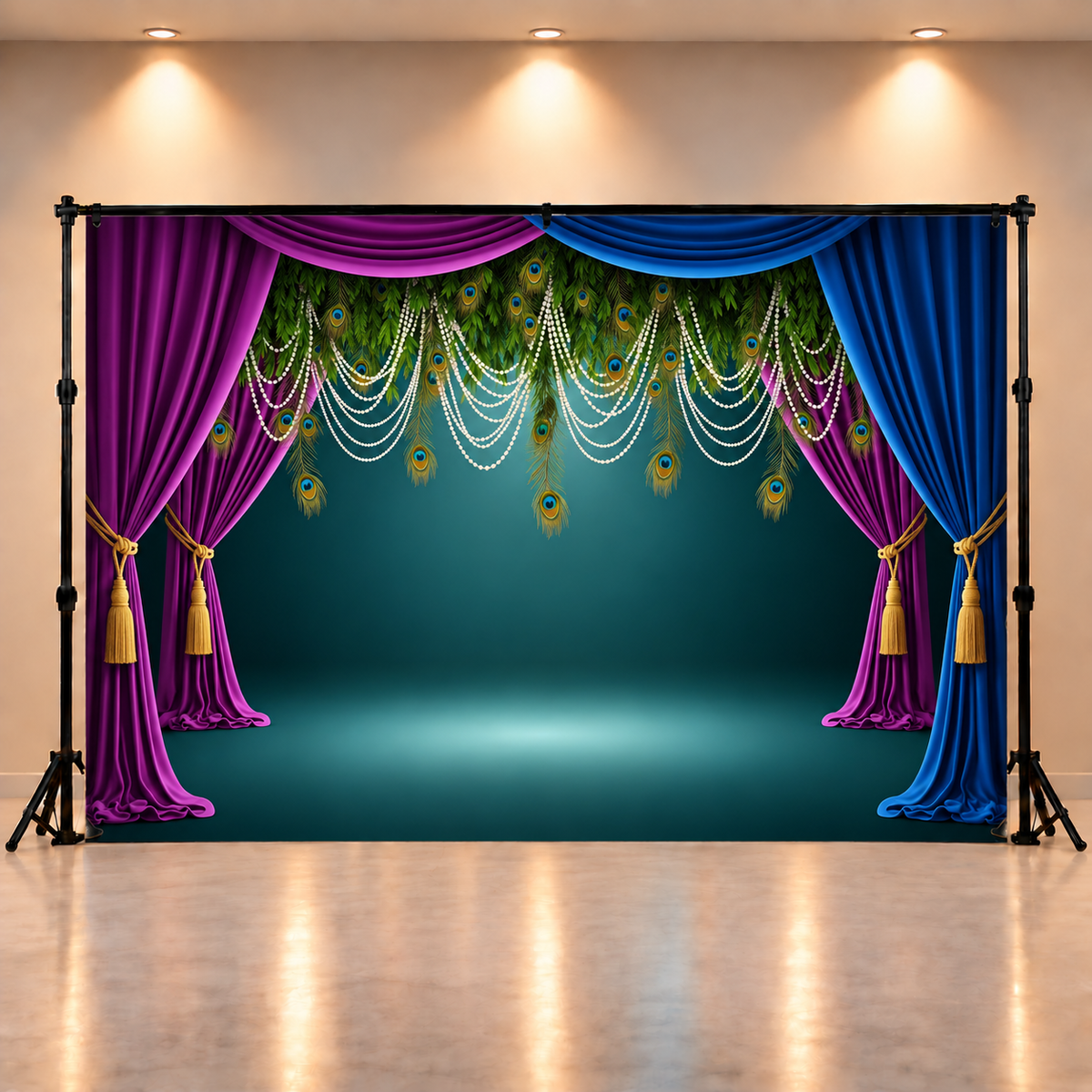 Royal Krishna Janmashtami Background