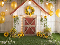 Farmyard Fun Cake Smash Photography Backdrop