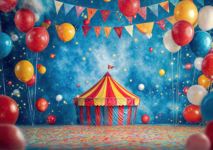 High-Quality Circus Photo Backdrops for Little Stars