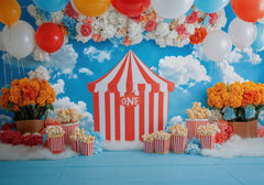 Colorful Circus Backdrops for Child Portraits