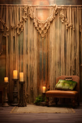 Elegant Boho Backdrop for Fashion & Maternity Shoots