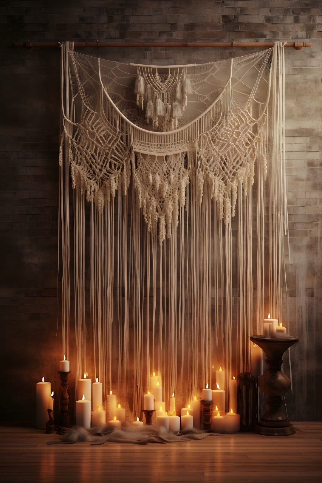 Boho Photography Backdrop for Studio & Portraits