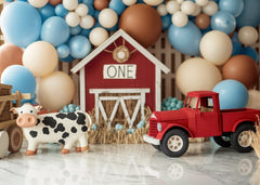 Kids Farm-Themed Backdrop for Photo Shoots