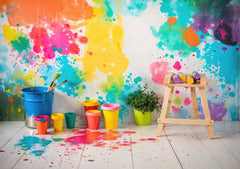 Kids Photography Backdrop – Painted Wall Designs