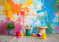 Premium Painted Wall Photography Backdrops for Kids