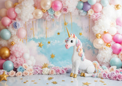 Shop Magical Unicorn Photo Backdrop for Children