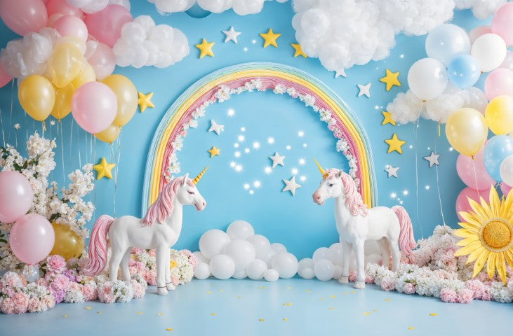 Unicorn Photography Backdrop – Designed for Children