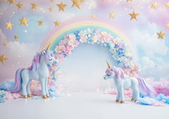 Premium Unicorn Photography Backdrop for Kids
