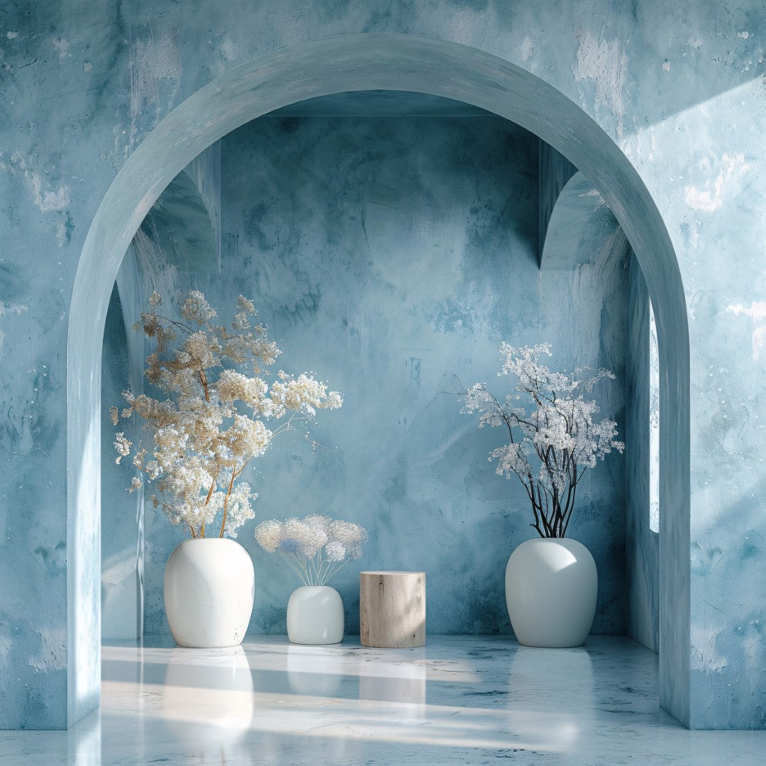 Blue Boho Backdrops for Model & Maternity Shoots