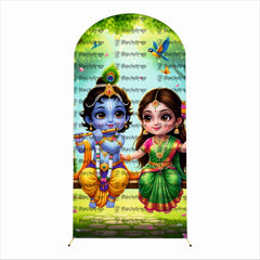 Little Krishna Theme Photography Backdrop