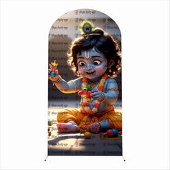 Krishna Childhood Theme Backdrop