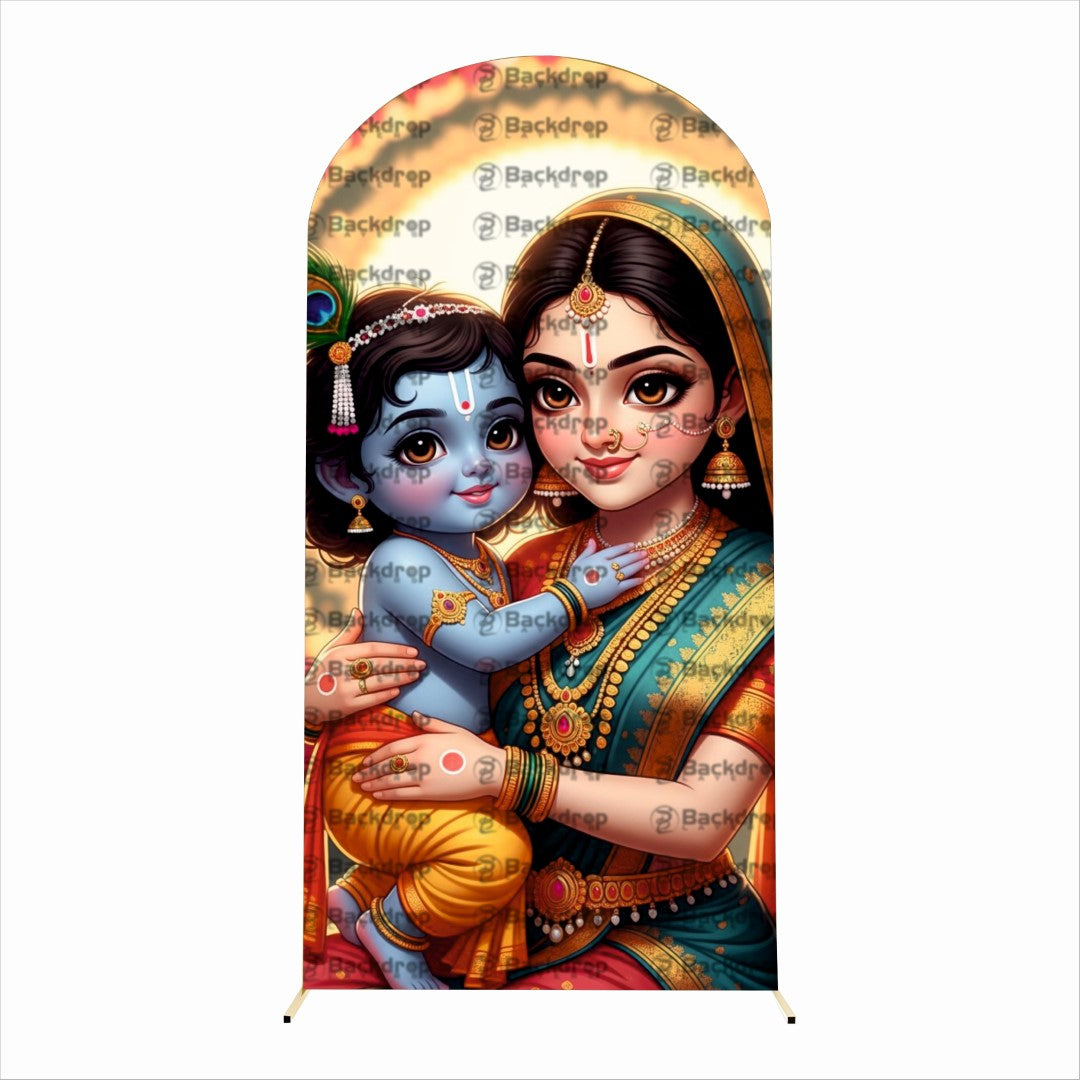 Krishna Festive Theme Backdrop