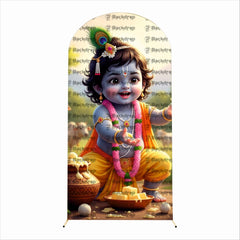 Krishna Butter Pot Backdrop