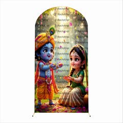 Krishna Theme Backdrop for Kids