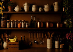 Beautiful Kitchen-Theme Printed Backdrop