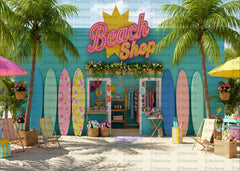 Endless Summer Vibes: Your Ultimate Beach Shop Backdrop