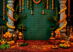 Elegant Krishna Theme with Soft Tones