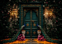 Dark Shade Krishna Theme Photography Background