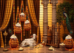 Krishna Leela Festival Backdrop
