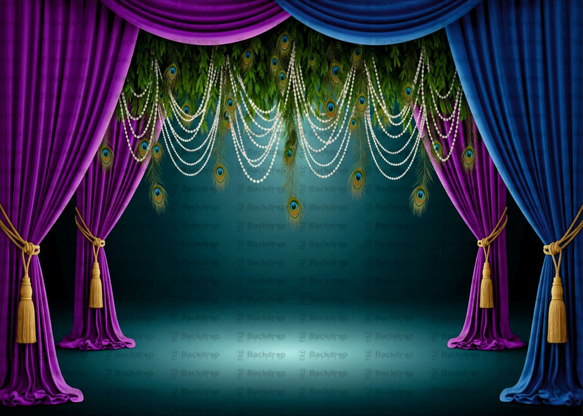 Royal Krishna Janmashtami Background