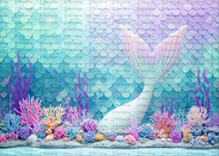 Magical Mermaid Backdrop
