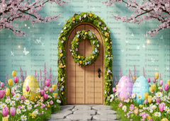Spring Bloom Backdrop – Floral & Easter Photo Scenes